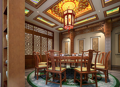 阳江中式古典风格家居装修设计效果图