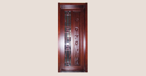 阳江卧室门选红木门中式风格还是白色好